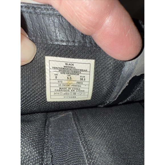 Merrell Women's Riding Black Leather Waterproof Buckle Strap Zip Boot Size 8 - Picture 6 of 6